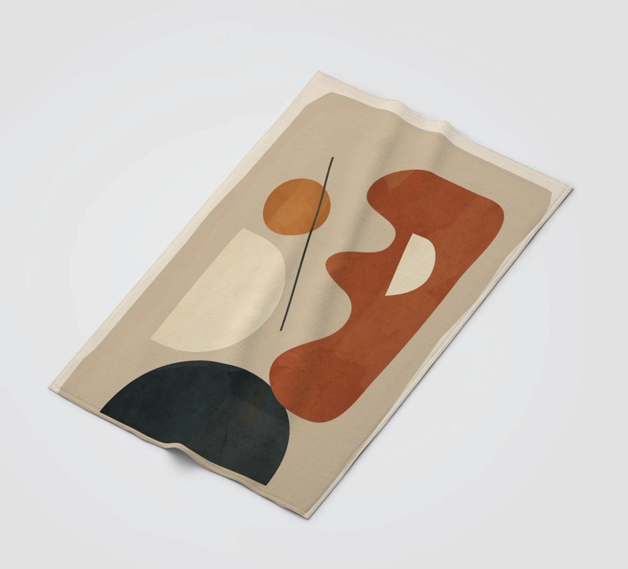 Modern Minimal Shapes 3 coperta in pile da Flow Line