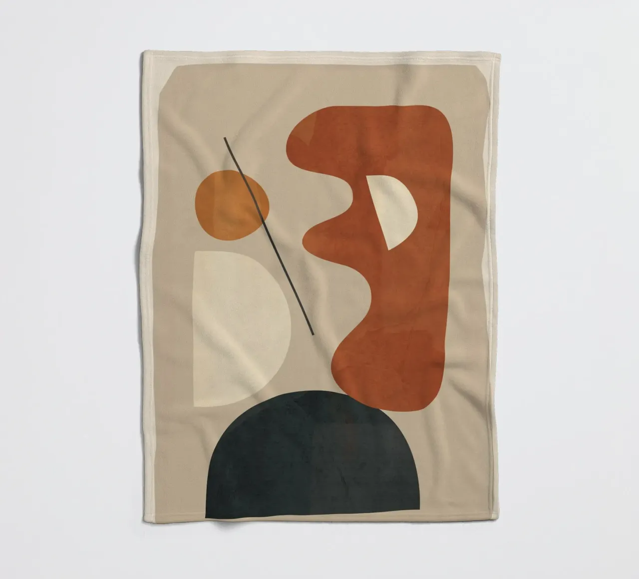 Modern Minimal Shapes 3 coperta in pile da Flow Line