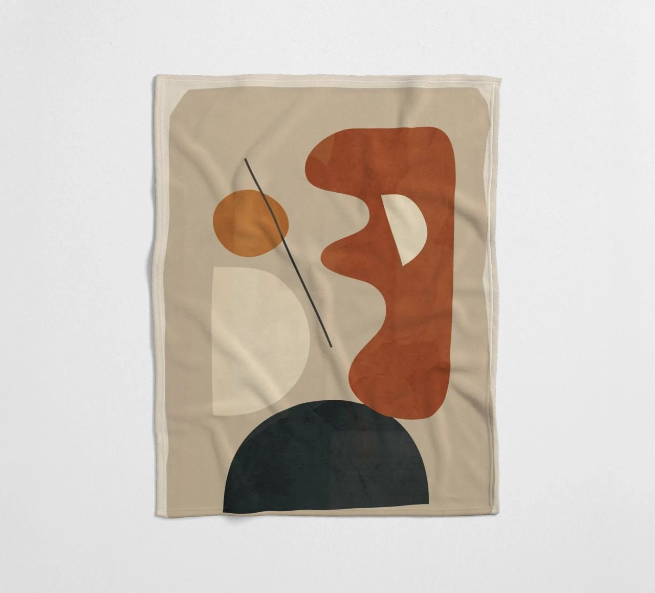 Modern Minimal Shapes 3 coperta in pile da Flow Line