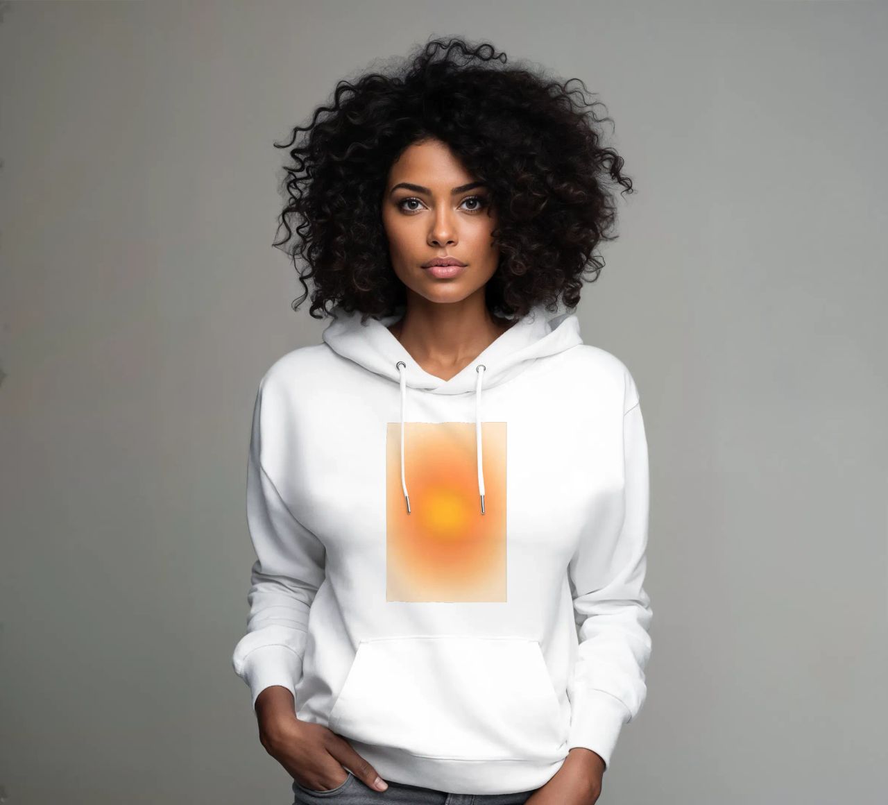 Glow Forms - Warm Fade felpa con cappuccio da SMPLE