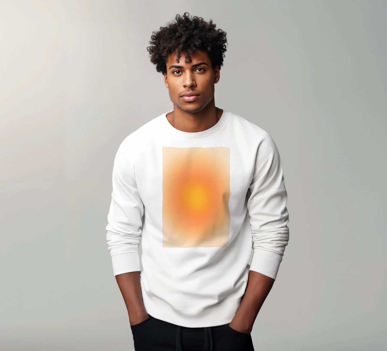 Glow Forms - Warm Fade felpa da SMPLE
