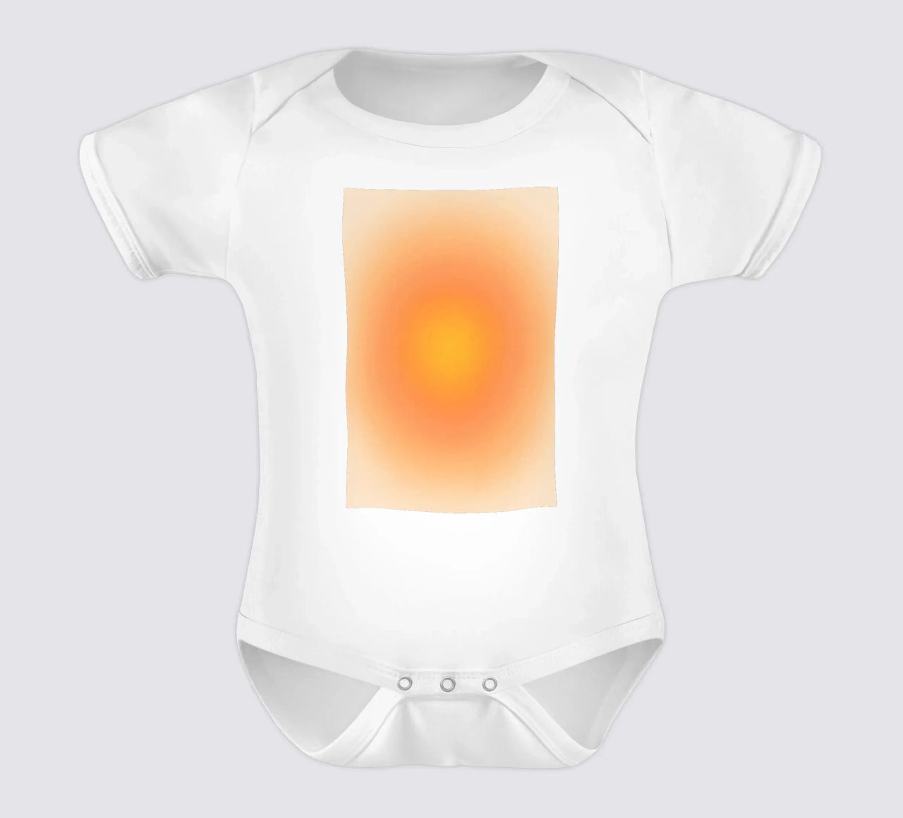 Glow Forms - Warm Fade body neonato maniche corte da SMPLE