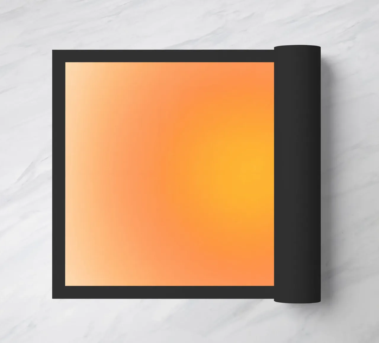 Glow Forms - Warm Fade Fußmatte von SMPLE