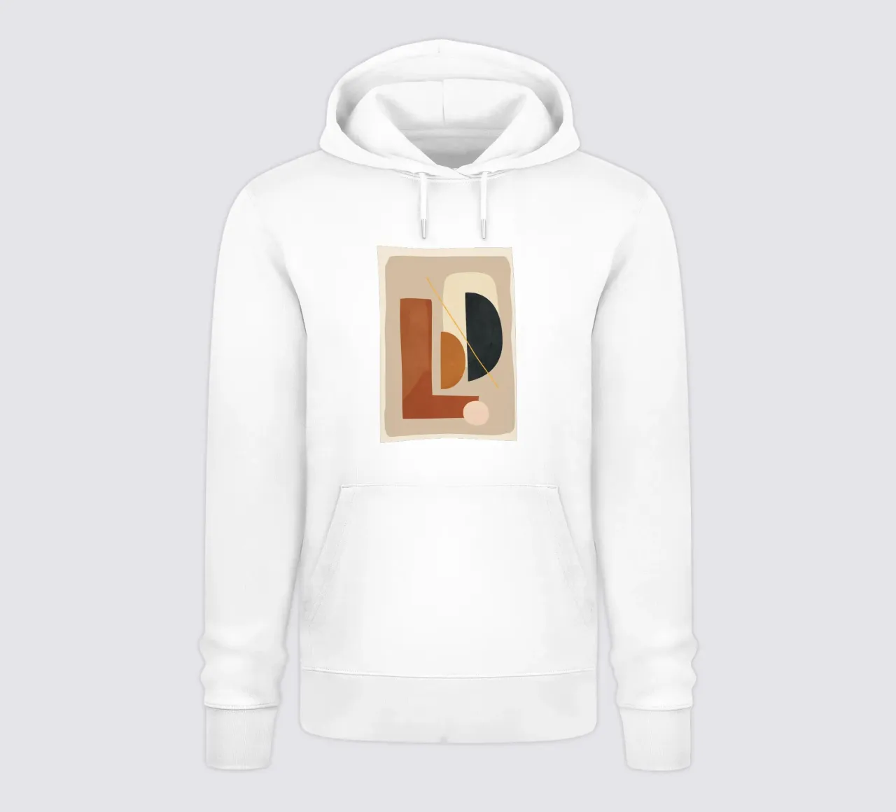 Modern Minimal Shapes 4 Hoodie von Flow Line