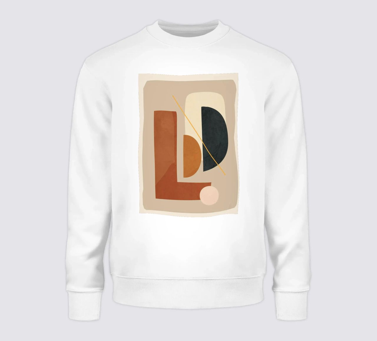Modern Minimal Shapes 4 felpa da Flow Line