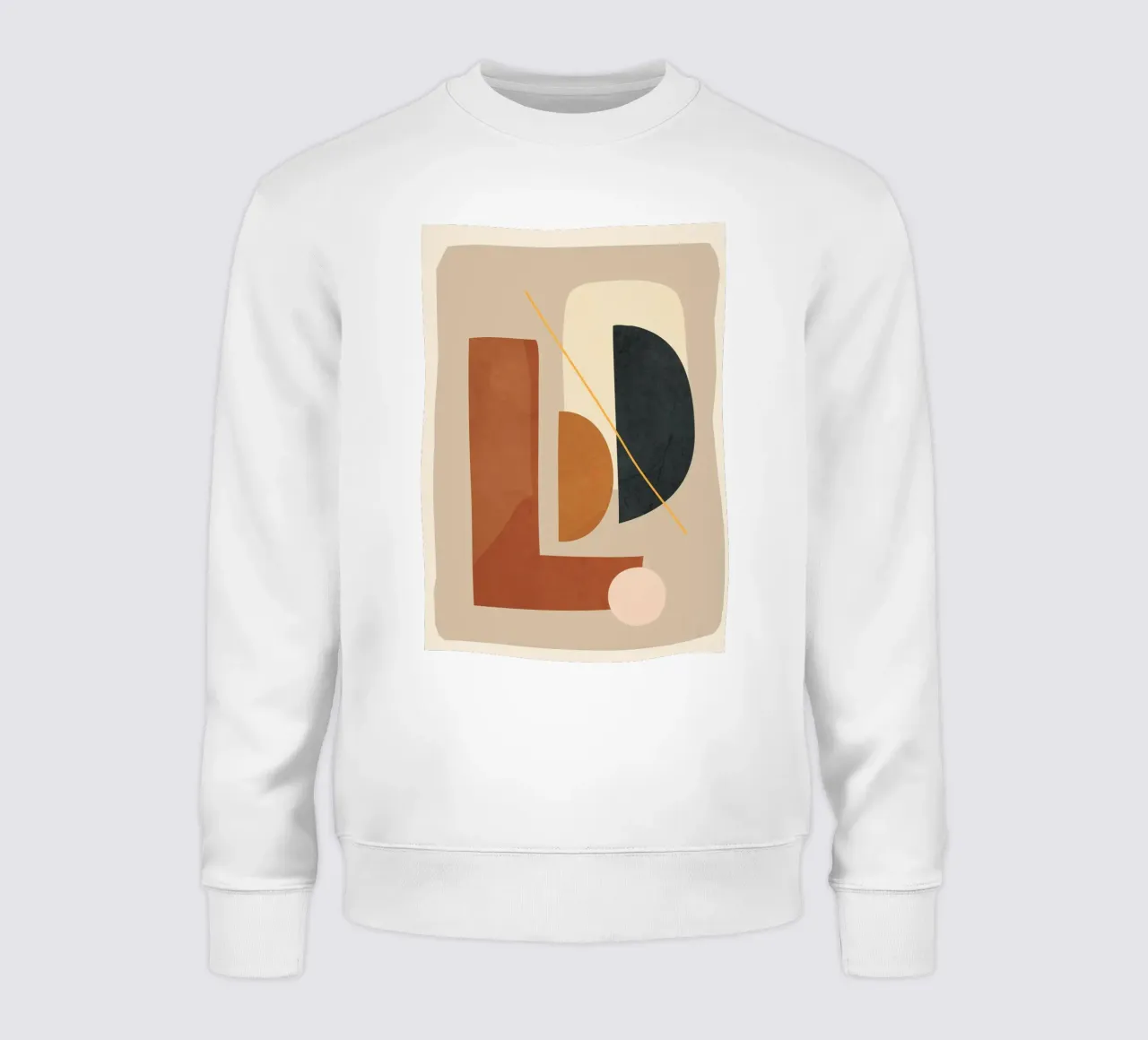 Modern Minimal Shapes 4 felpa da Flow Line
