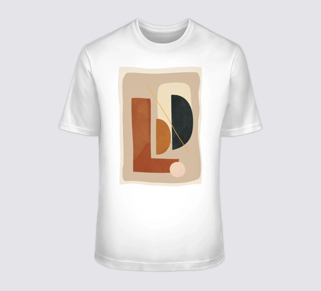 Modern Minimal Shapes 4 t-shirt da Flow Line