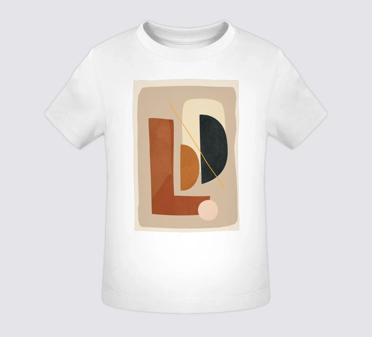 Modern Minimal Shapes 4 maglietta neonato da Flow Line