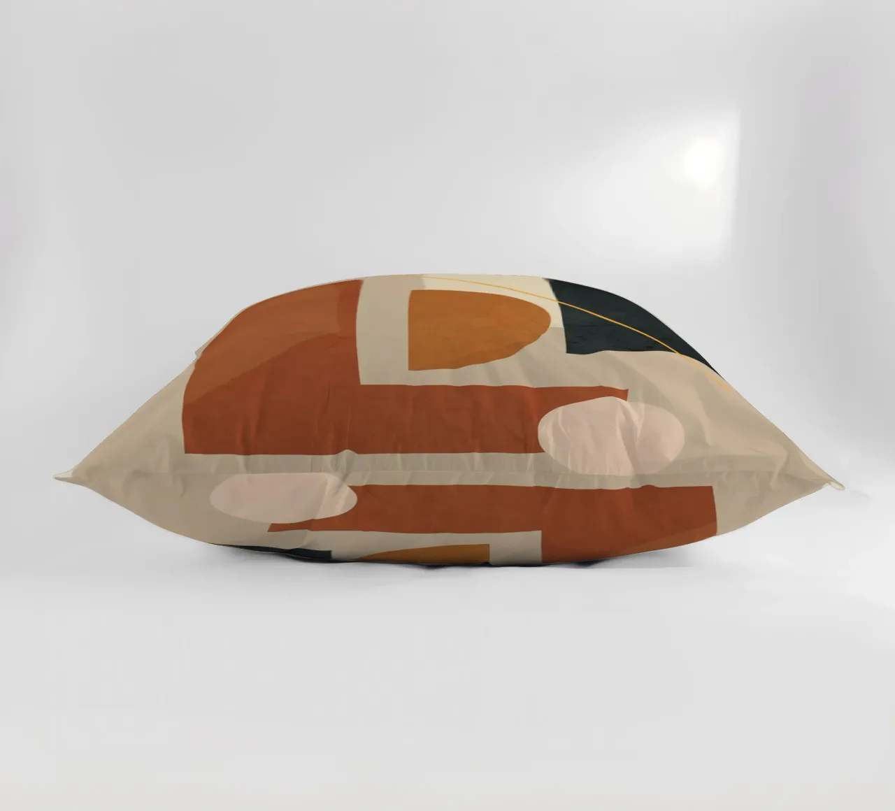 Modern Minimal Shapes 4 Kissen von Flow Line