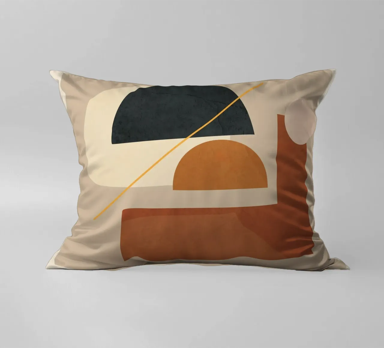 Modern Minimal Shapes 4 cuscino da Flow Line