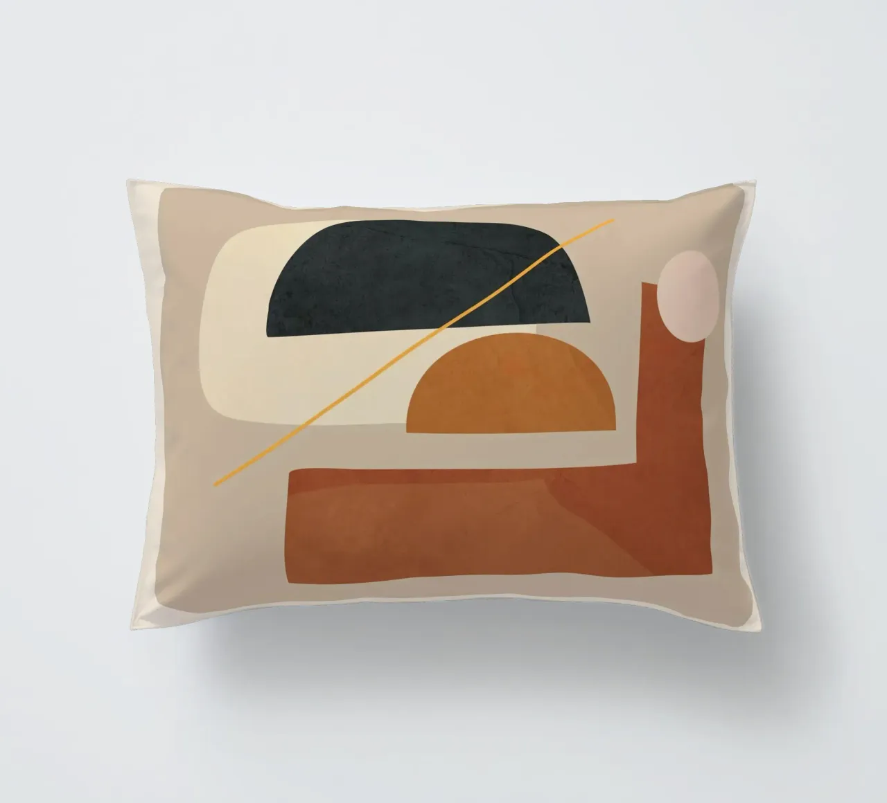 Modern Minimal Shapes 4 cuscino da Flow Line