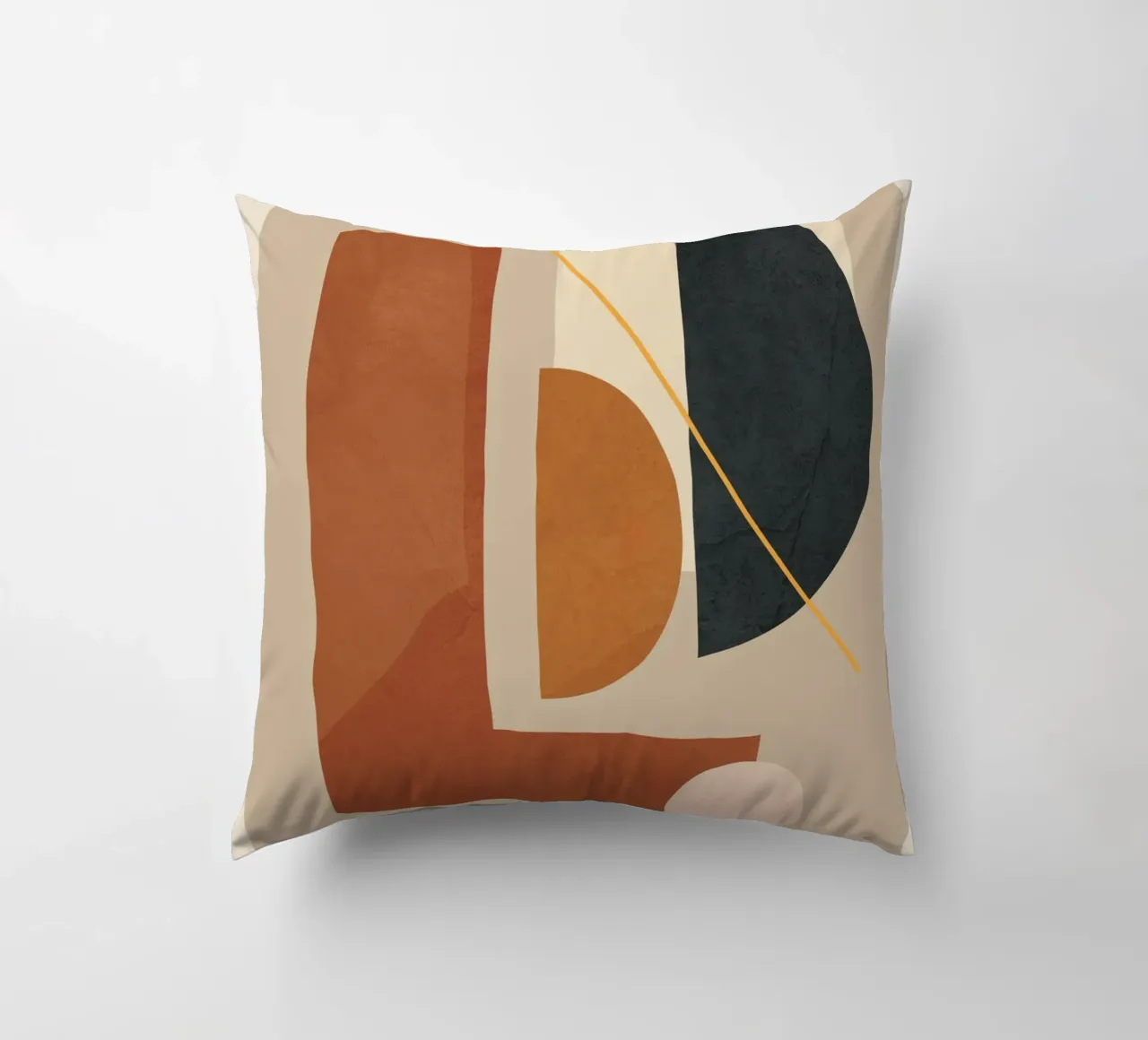 Modern Minimal Shapes 4 cuscino da Flow Line