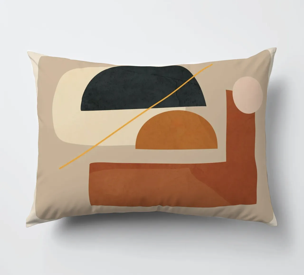 Modern Minimal Shapes 4 cuscino da Flow Line