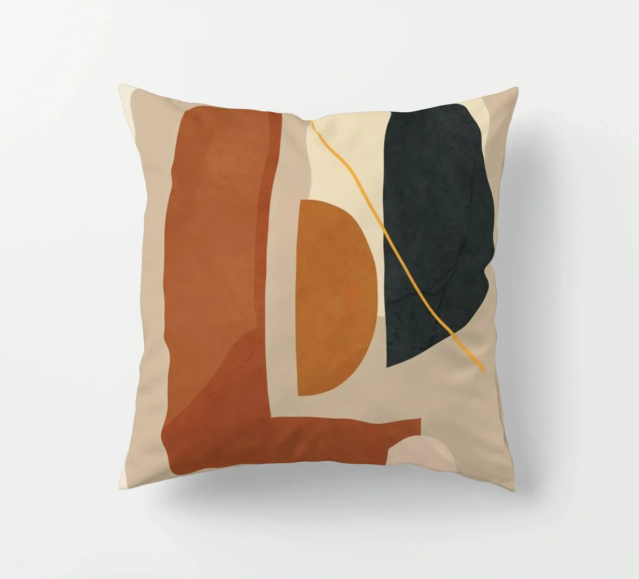 Modern Minimal Shapes 4 cuscino da Flow Line