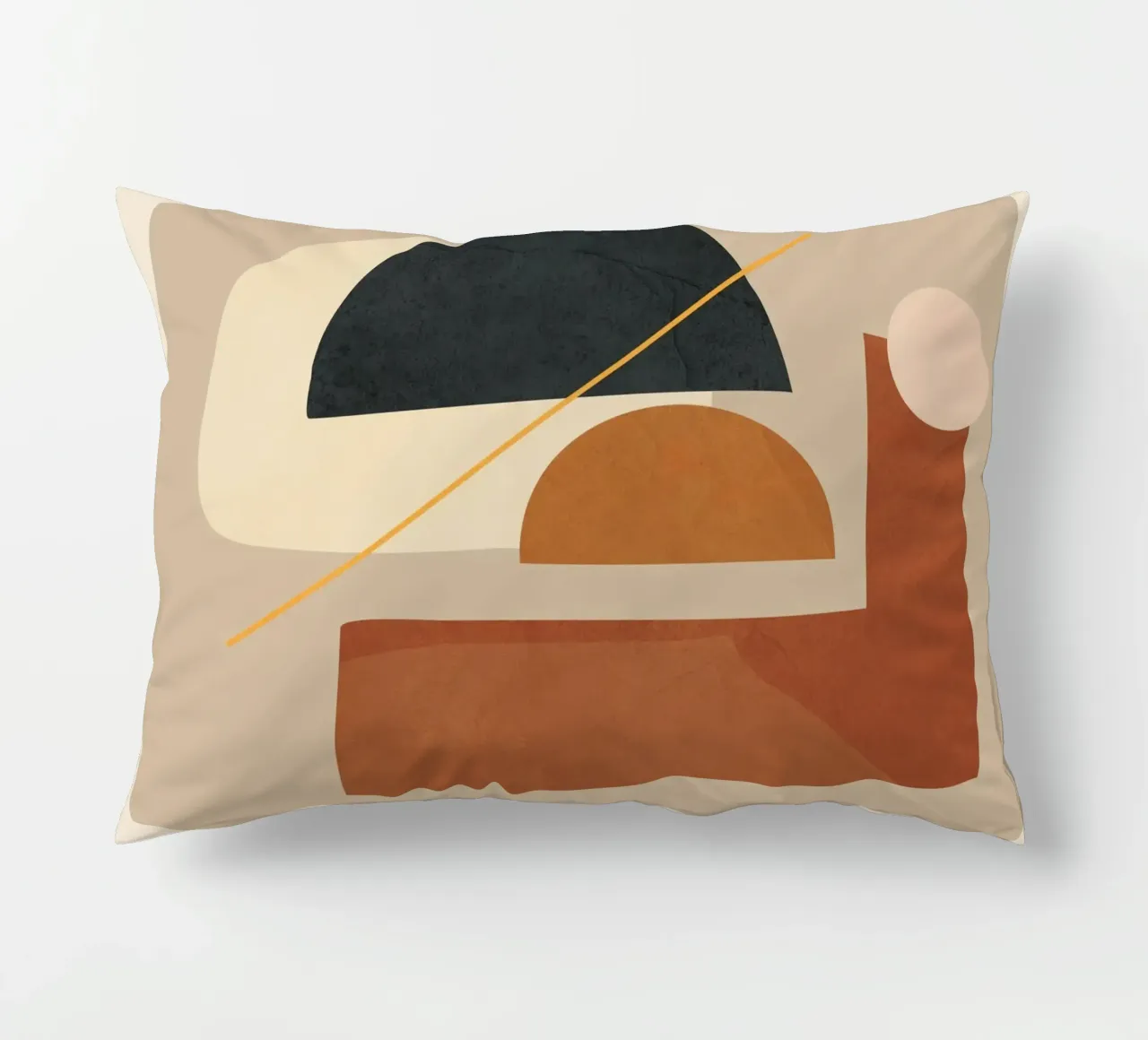 Modern Minimal Shapes 4 cuscino da Flow Line