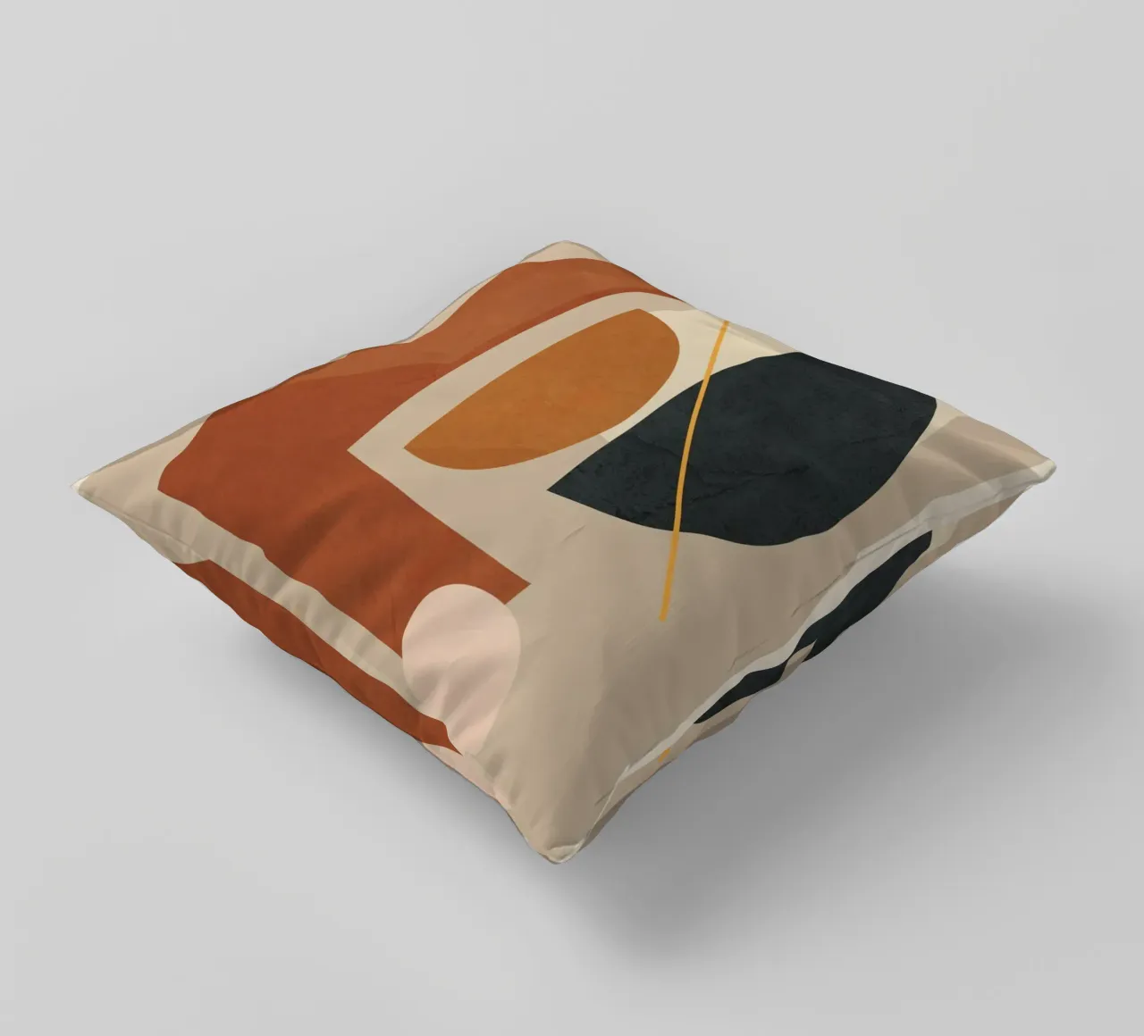 Modern Minimal Shapes 4 cuscino da Flow Line