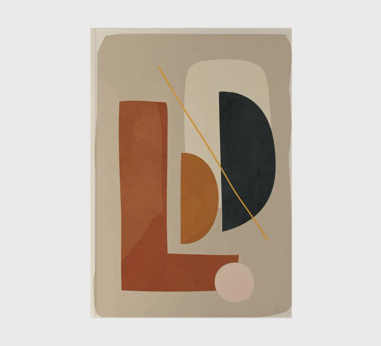 Modern Minimal Shapes 4 notebook by Flow Line