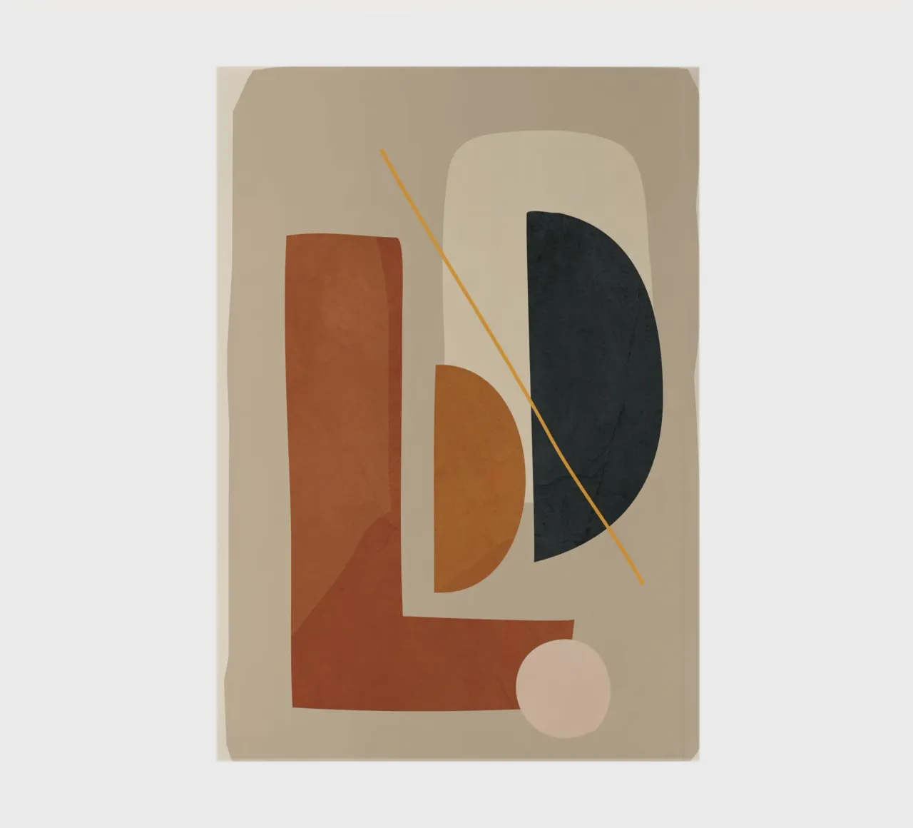 Modern Minimal Shapes 4 notitieboek van Flow Line