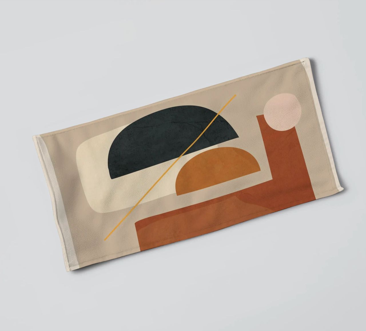 Modern Minimal Shapes 4 asciugamano da bagno da Flow Line