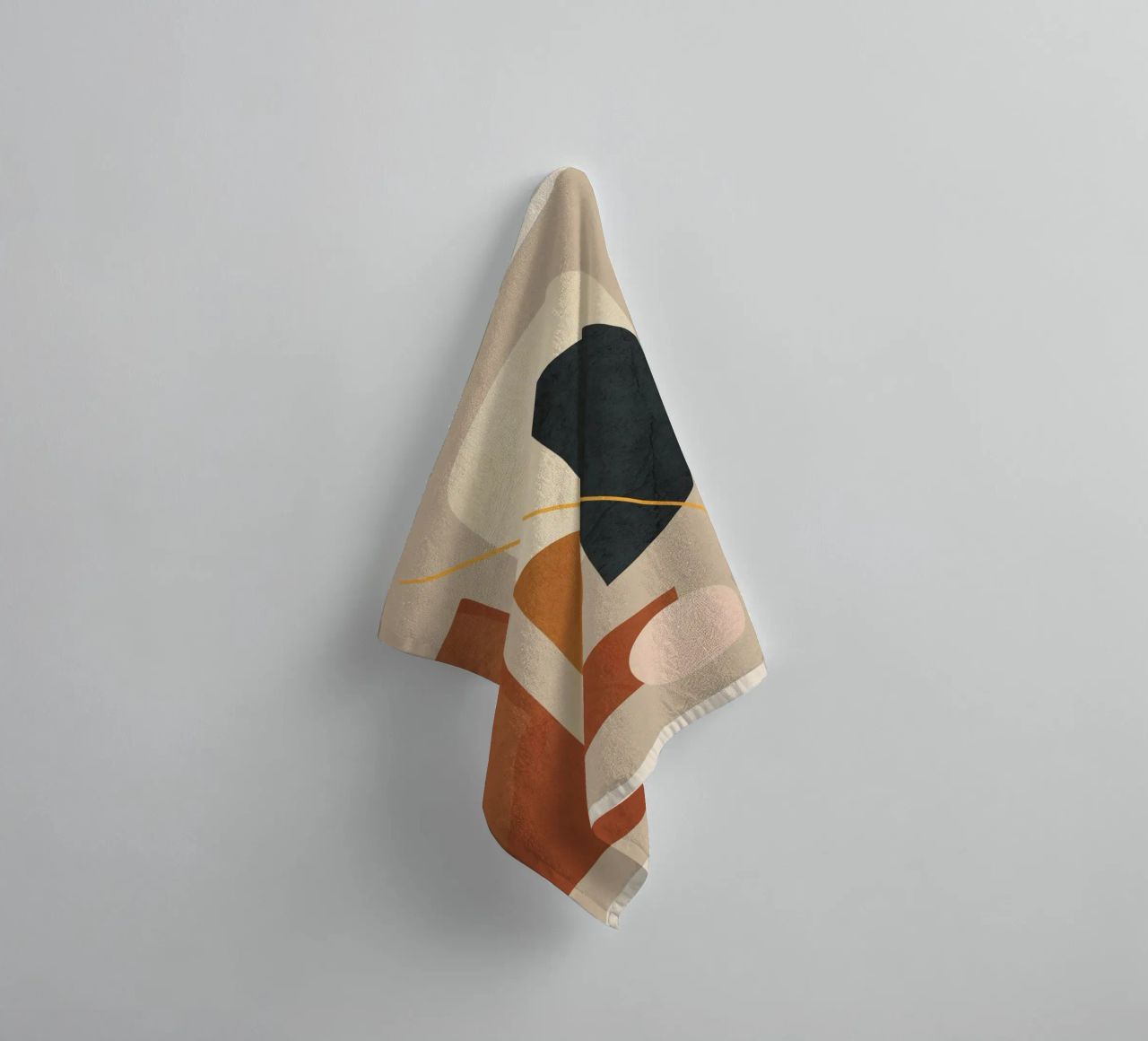 Modern Minimal Shapes 4 asciugamano da bagno da Flow Line