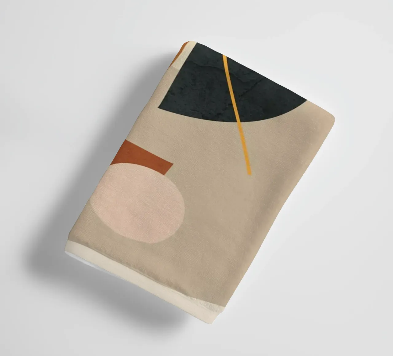 Modern Minimal Shapes 4 serviette de bain de Flow Line