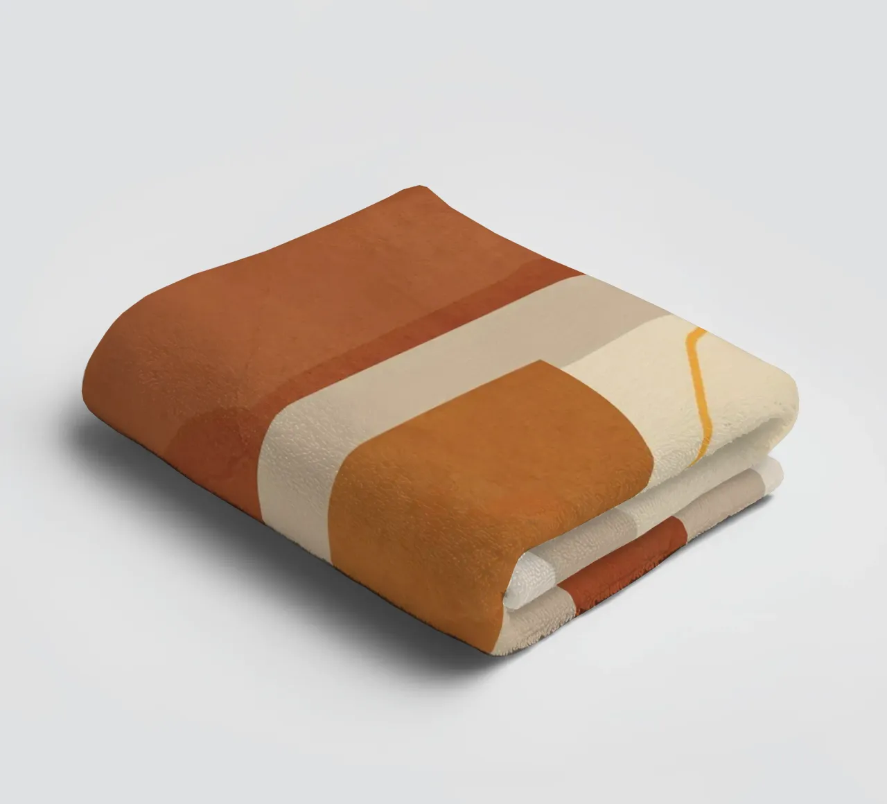 Modern Minimal Shapes 4 serviette de bain de Flow Line