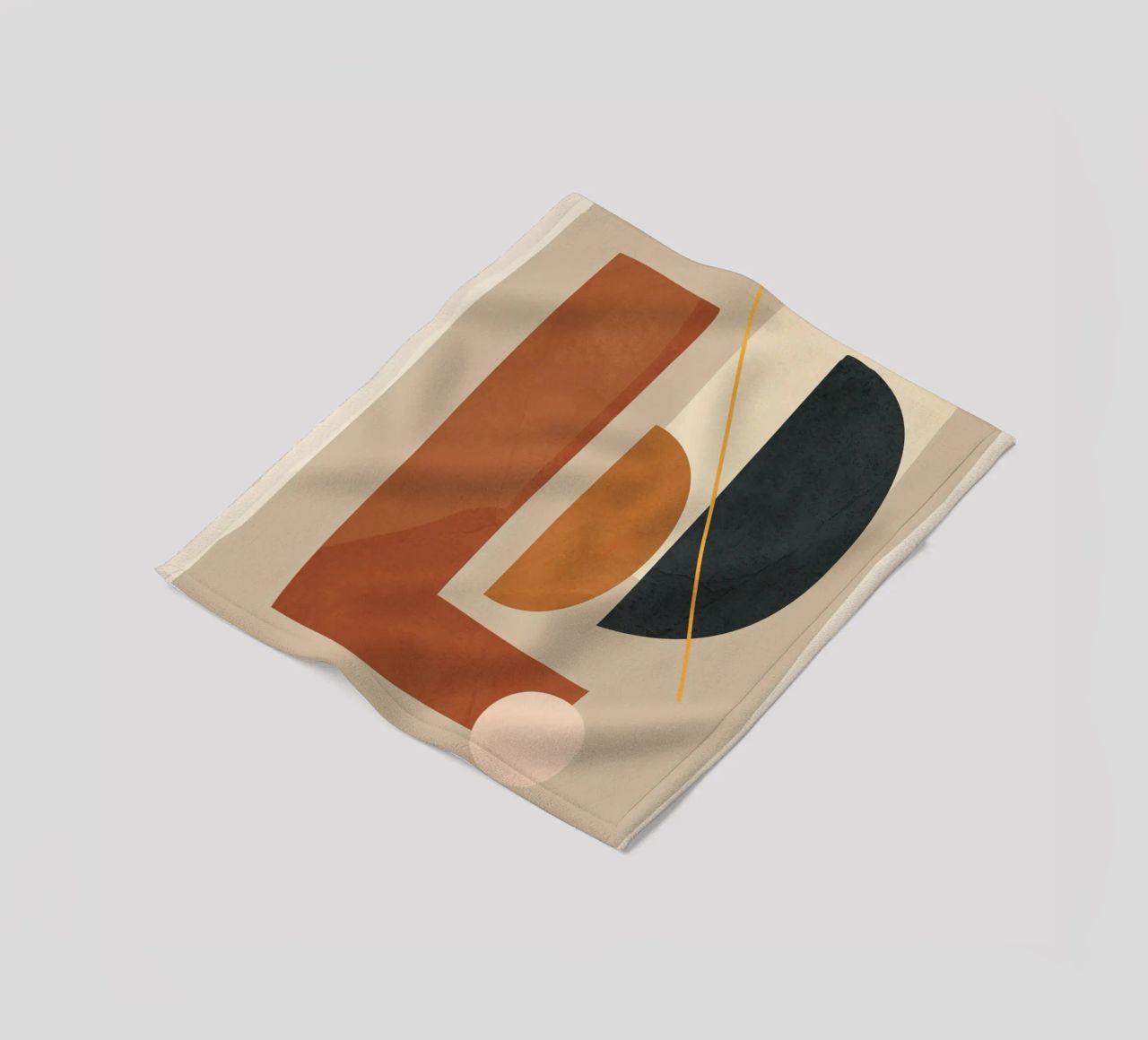 Modern Minimal Shapes 4 coperta in pile da Flow Line