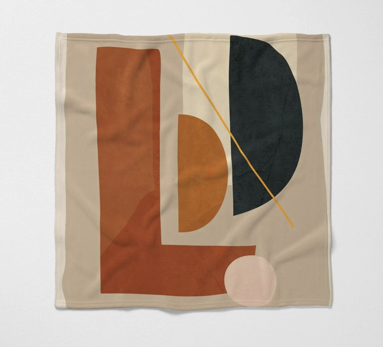 Modern Minimal Shapes 4 coperta in pile da Flow Line