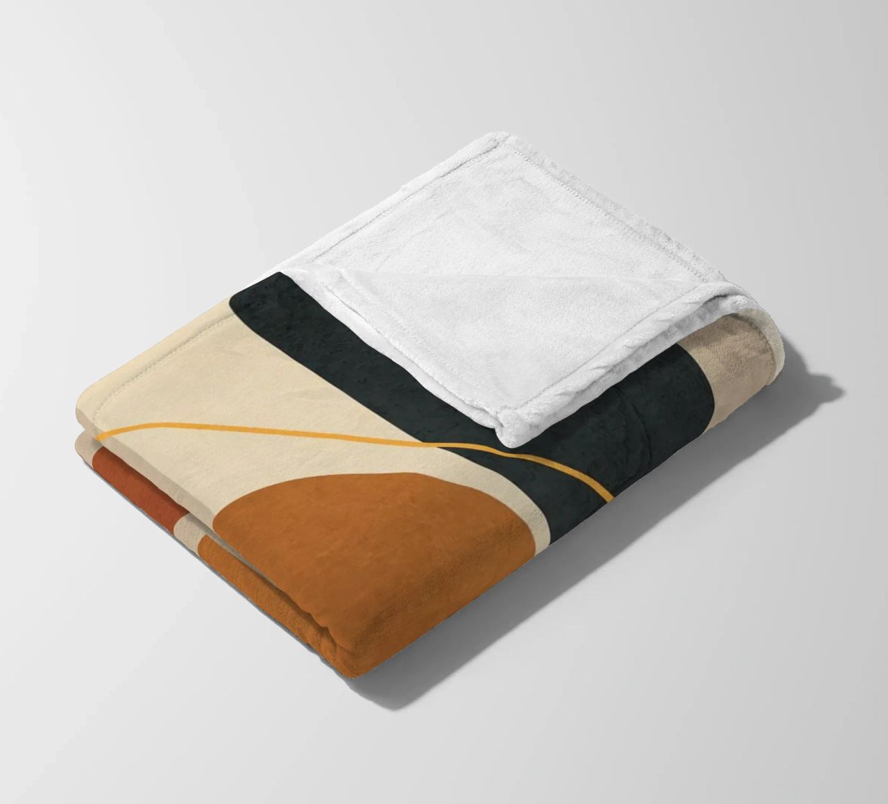 Modern Minimal Shapes 4 coperta in pile da Flow Line