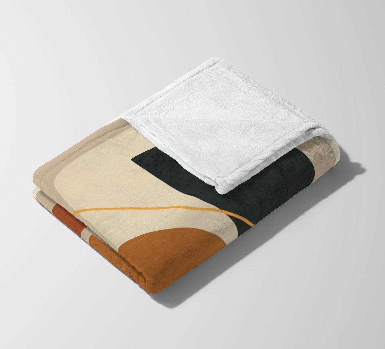 Modern Minimal Shapes 4 coperta in pile da Flow Line
