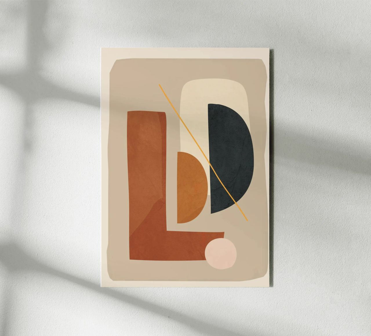 Modern Minimal Shapes 4 alluminio dibond da Flow Line