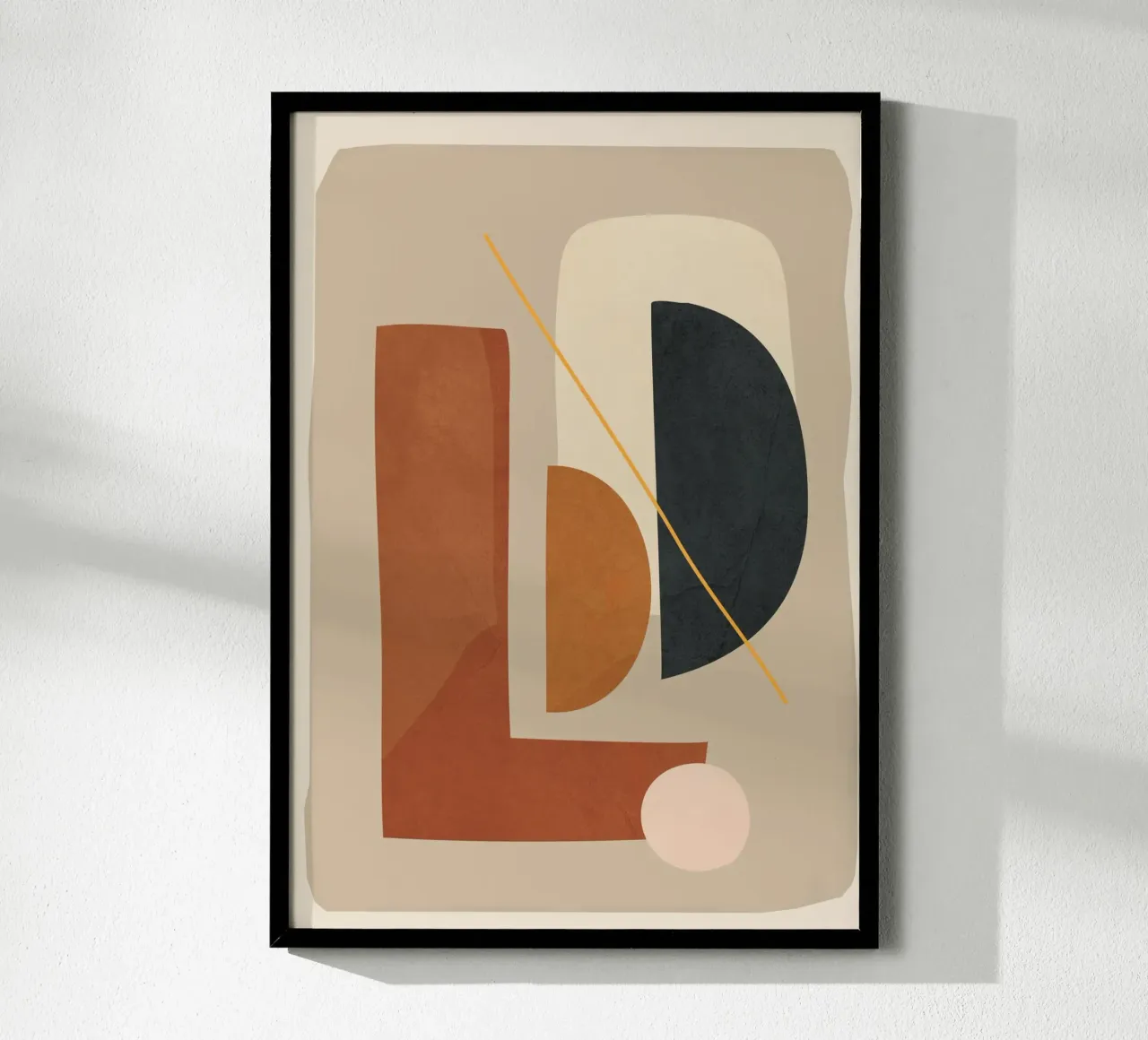 Modern Minimal Shapes 4 poster da Flow Line