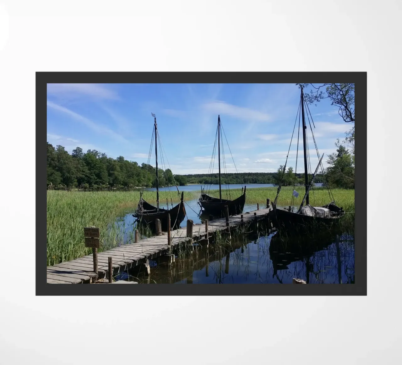 Vikings Fußmatte von Massimo Frascogna