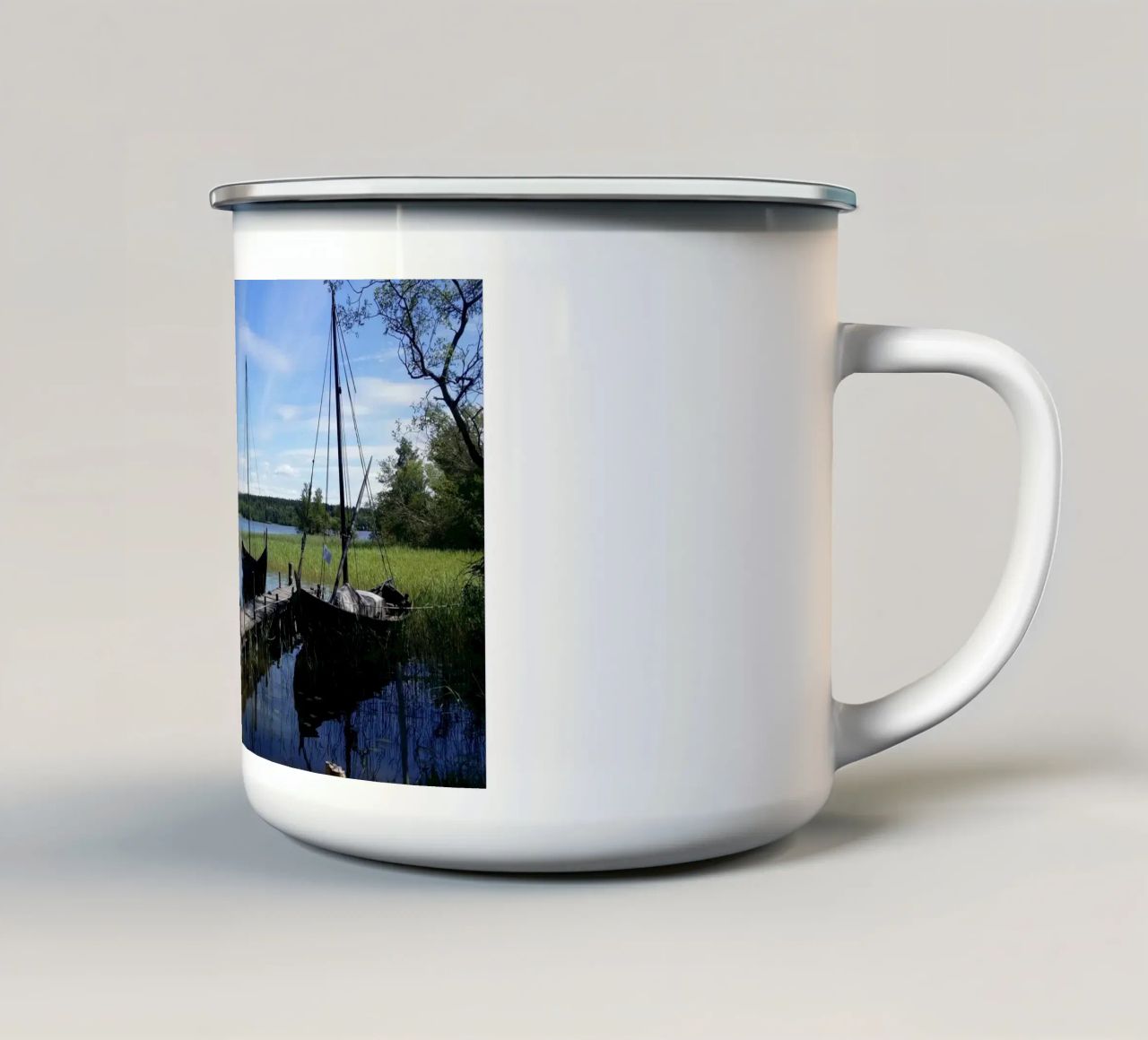 Vichinghi tazza in smalto da Massimo Frascogna