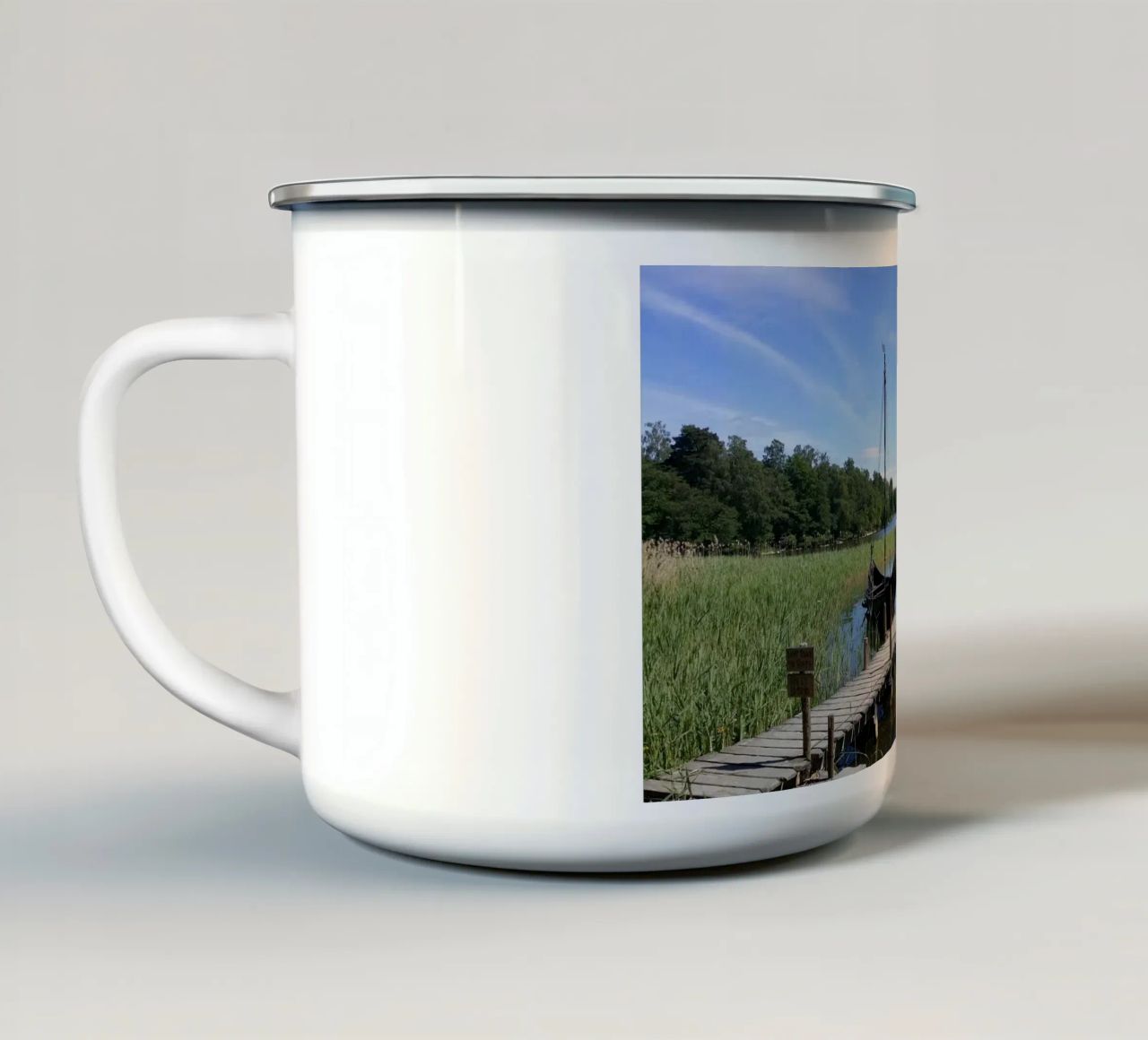 Vichinghi tazza in smalto da Massimo Frascogna