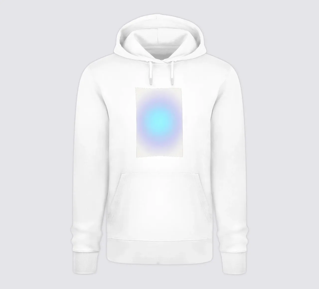 Glow Forms - Blue Aura felpa con cappuccio da SMPLE