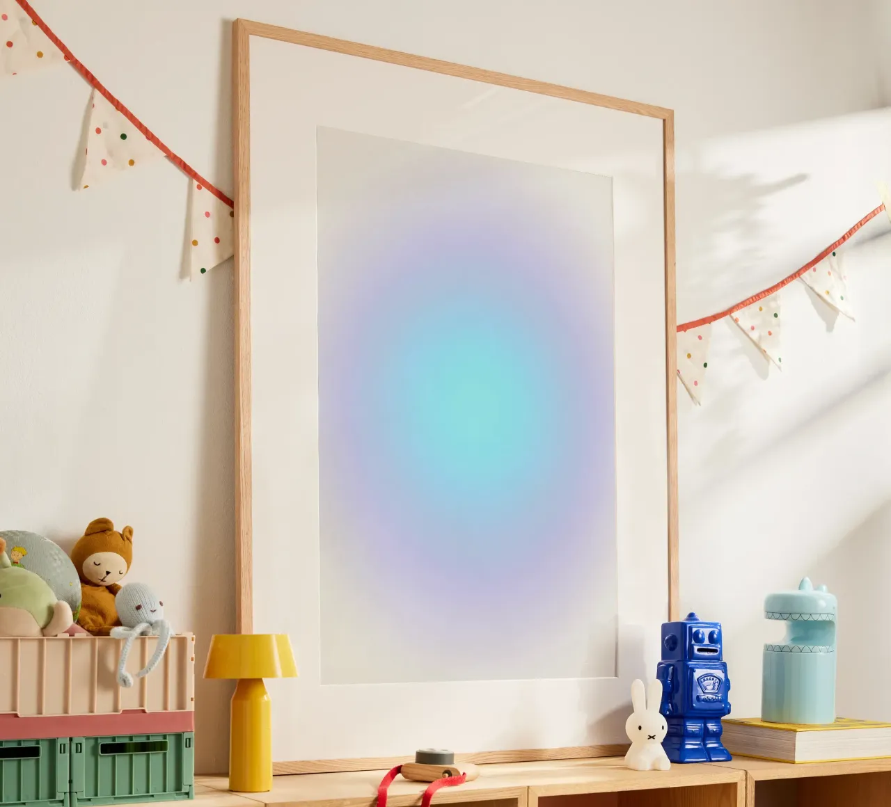 Glow Forms - Blue Aura carta hahnemühle da SMPLE