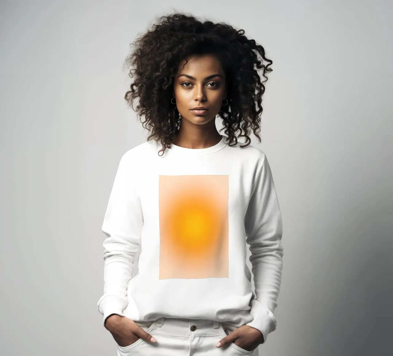 Glow Forms – Golden Aura felpa da SMPLE