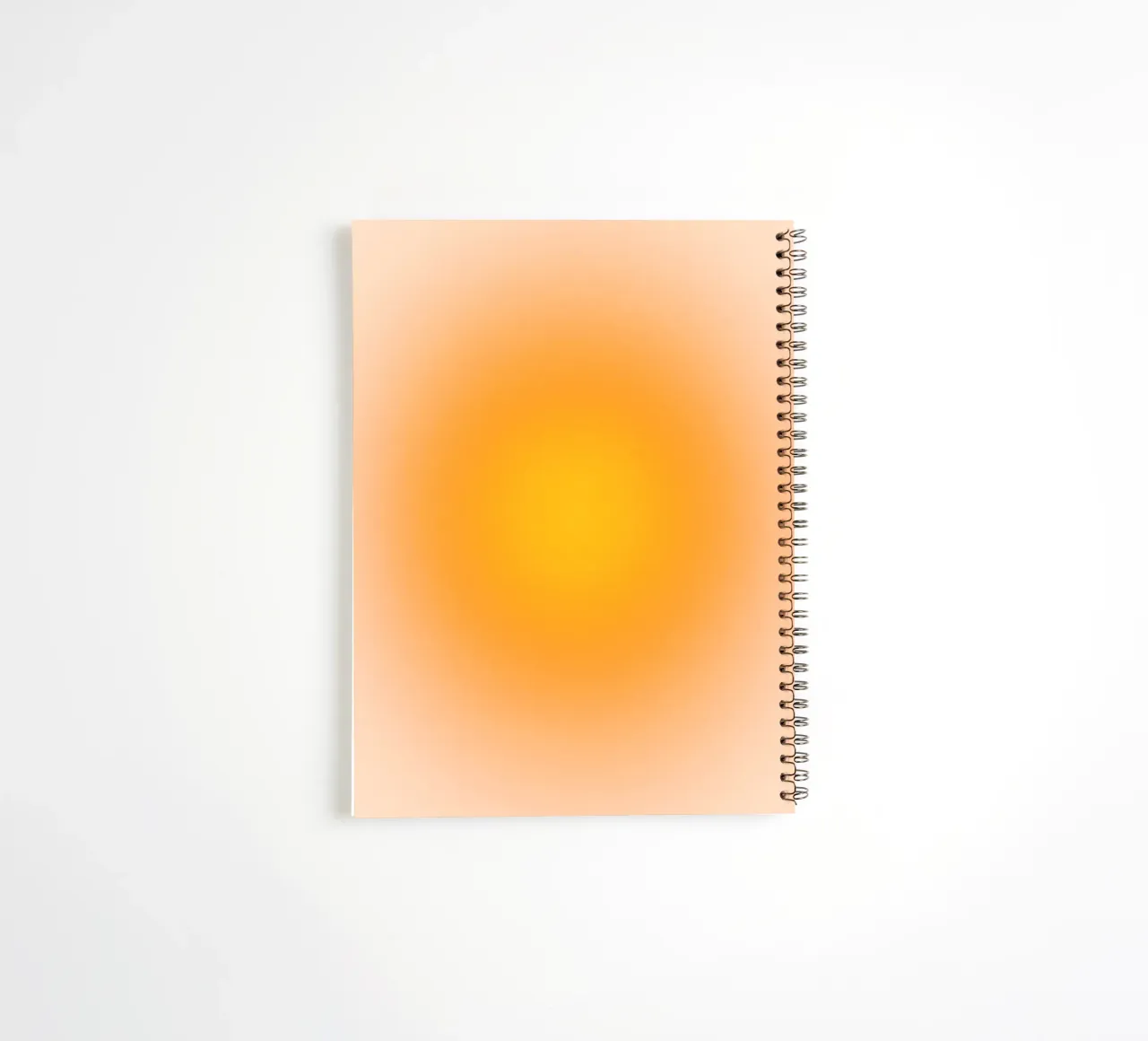 Glow Forms – Golden Aura spiral notebook by SMPLE