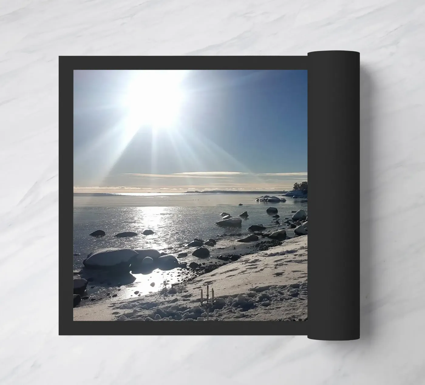 Winter Fußmatte von Massimo Frascogna