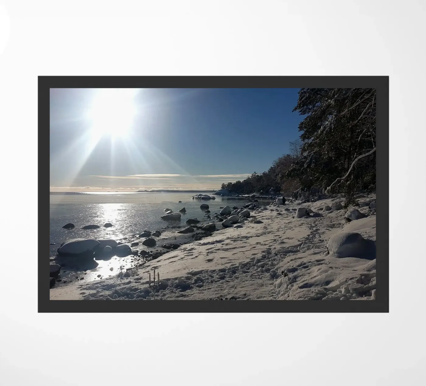 Winter Fußmatte von Massimo Frascogna