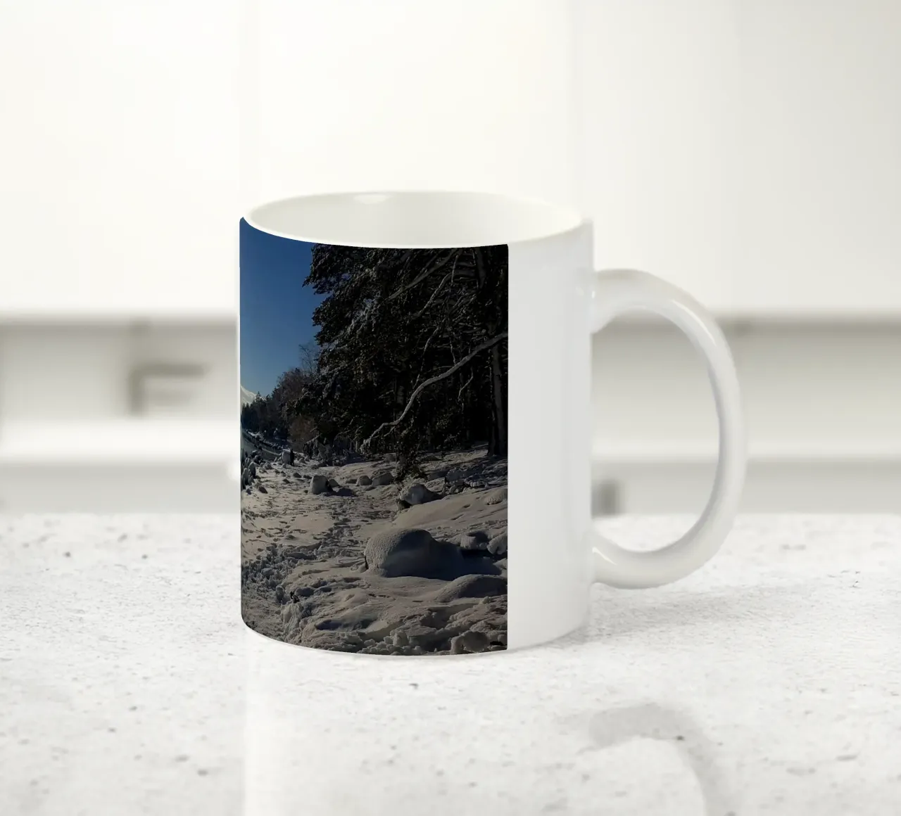 Inverno tazza in ceramica da Massimo Frascogna