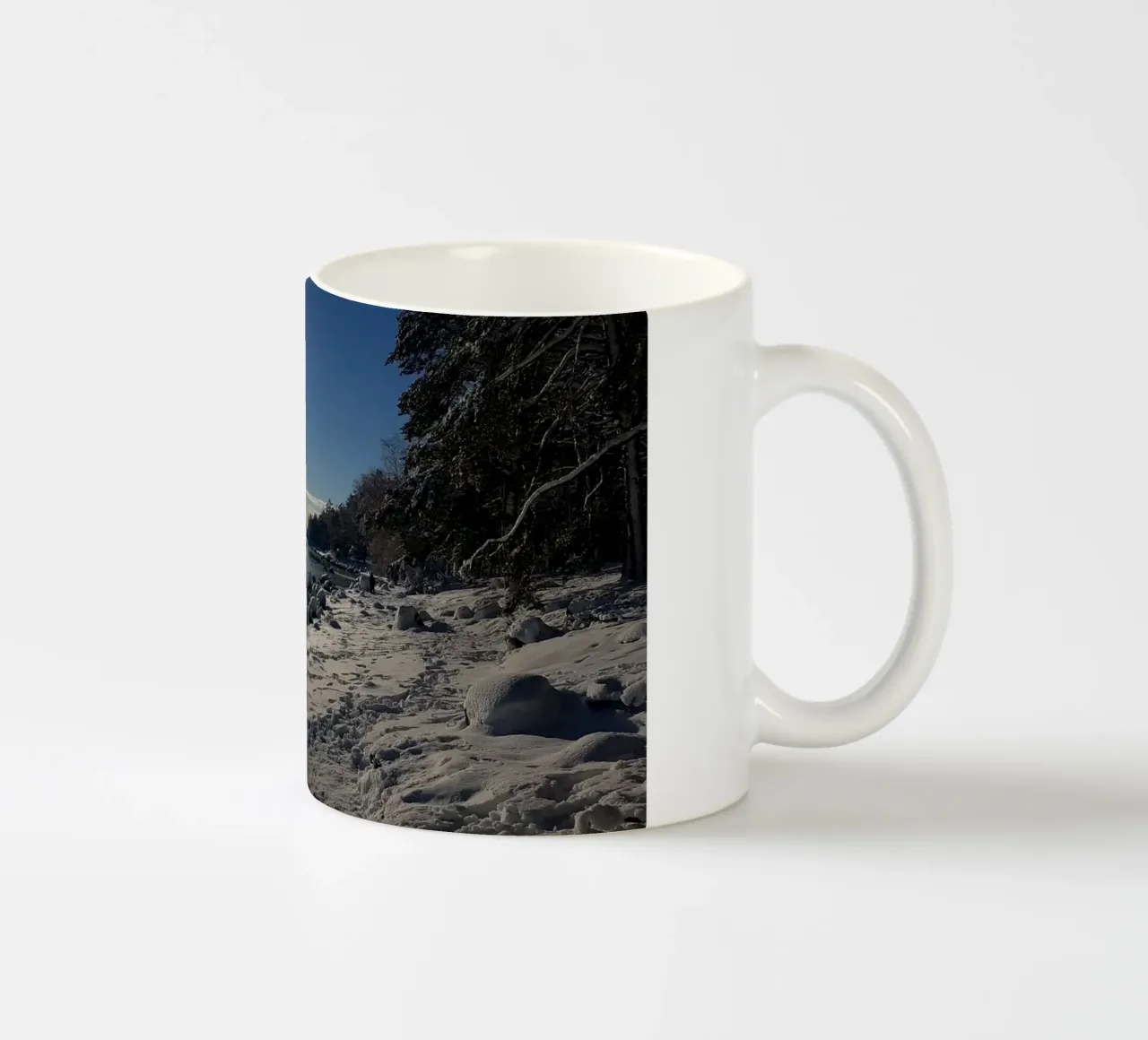 Inverno tazza in ceramica da Massimo Frascogna