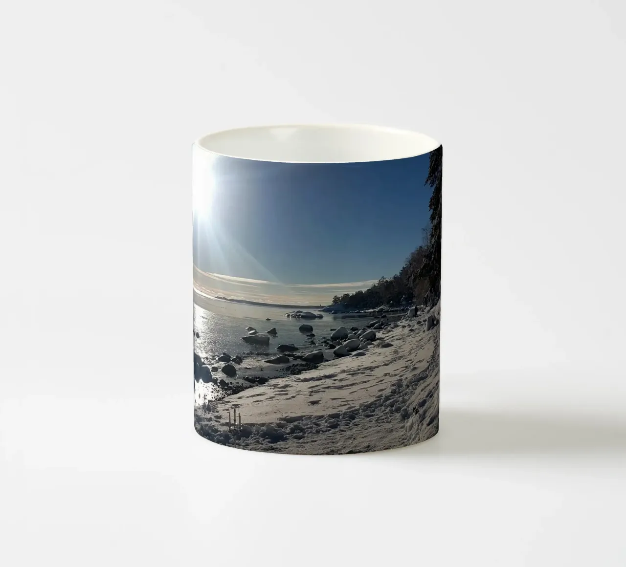 Inverno tazza in ceramica da Massimo Frascogna