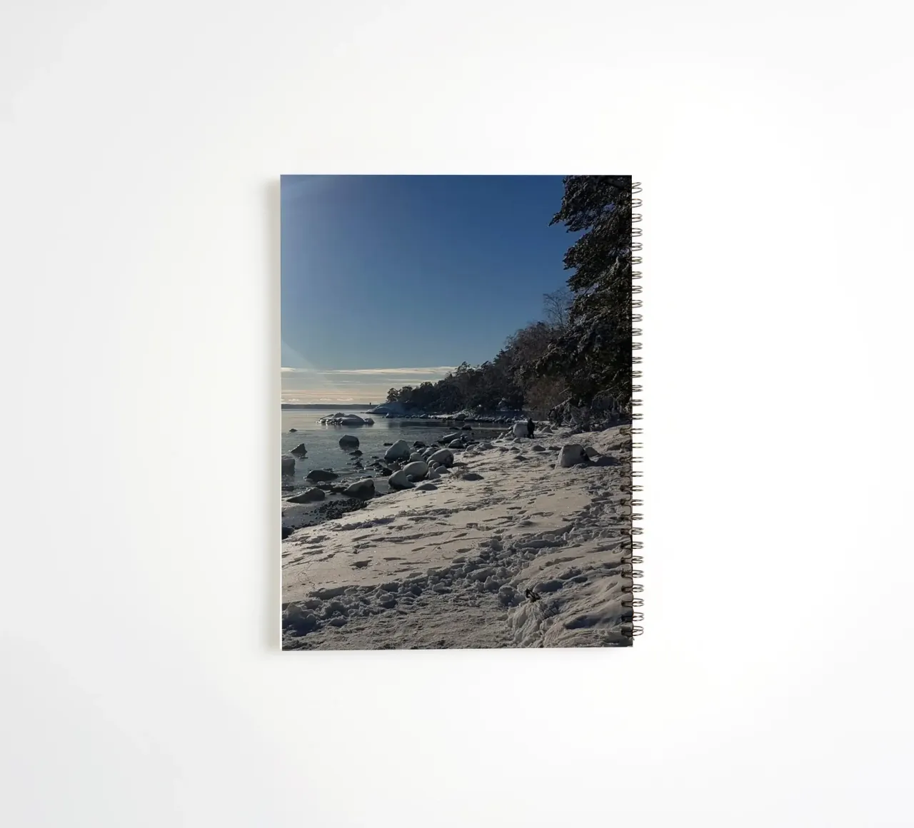 Winter spiral notebook by Massimo Frascogna