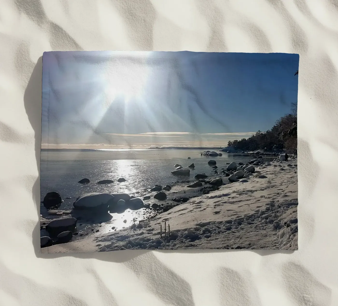 Winter strandhanddoek van Massimo Frascogna