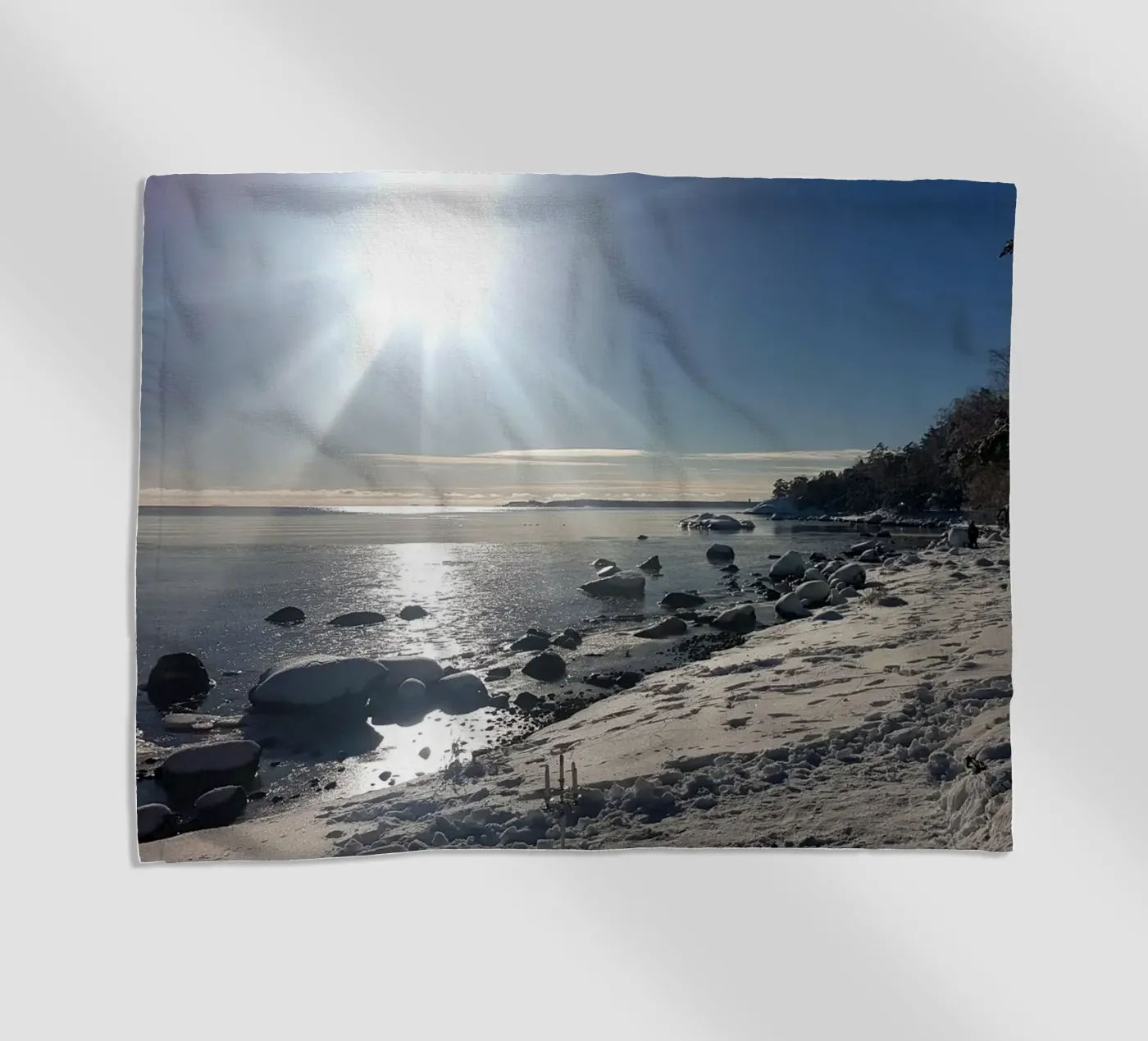 Winter strandhanddoek van Massimo Frascogna