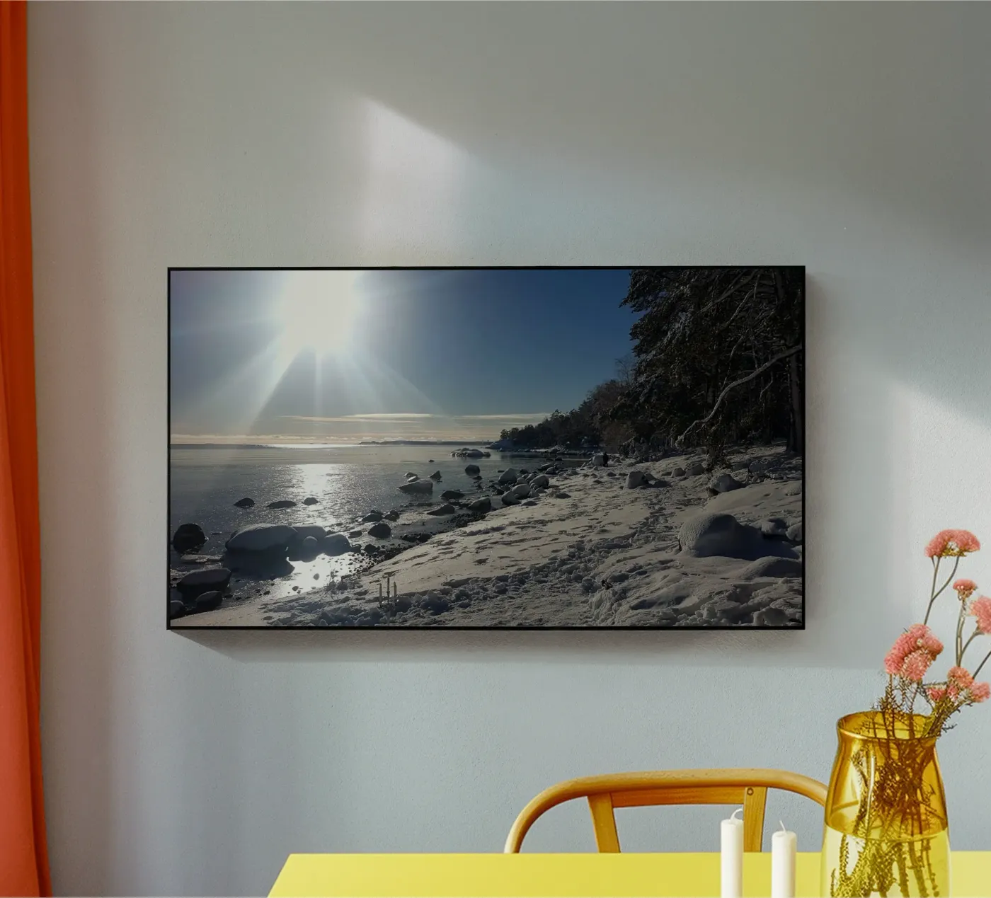 Winter Acryl-Glas von Massimo Frascogna