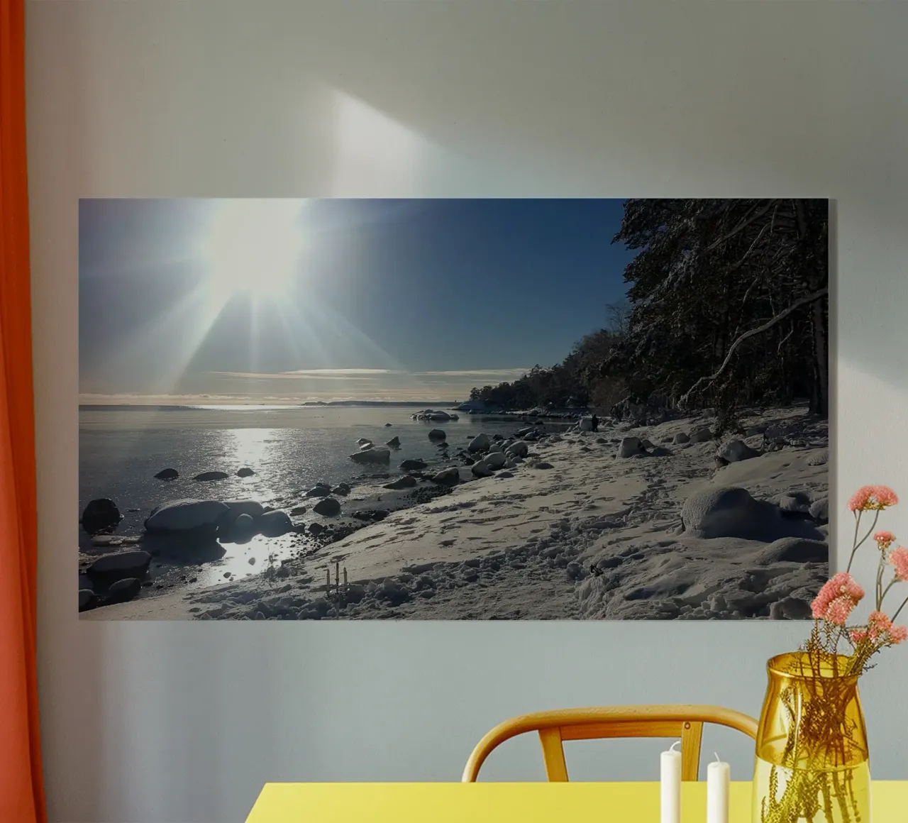 Winter acrylic glass by Massimo Frascogna