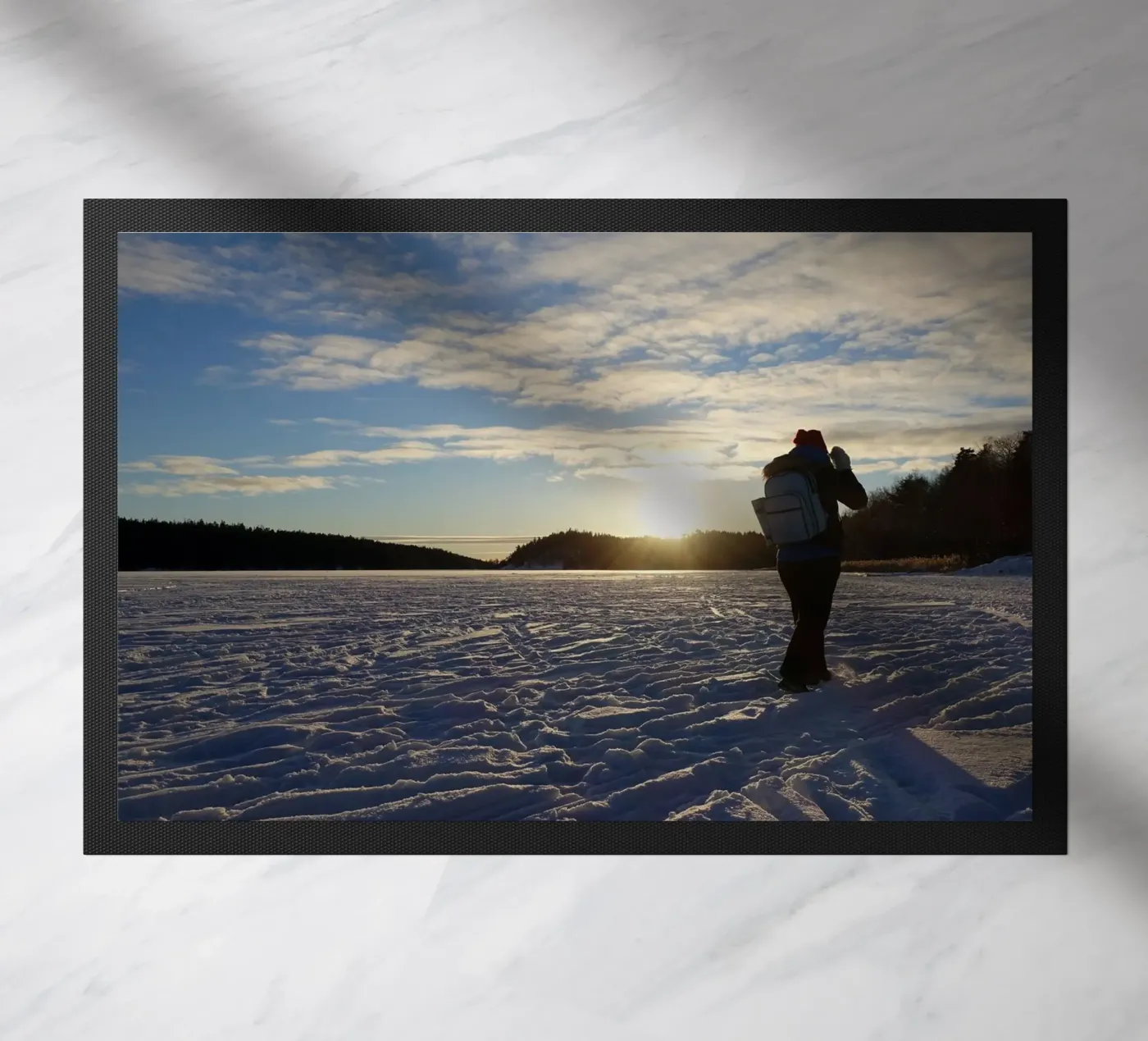 Winter Fußmatte von Massimo Frascogna